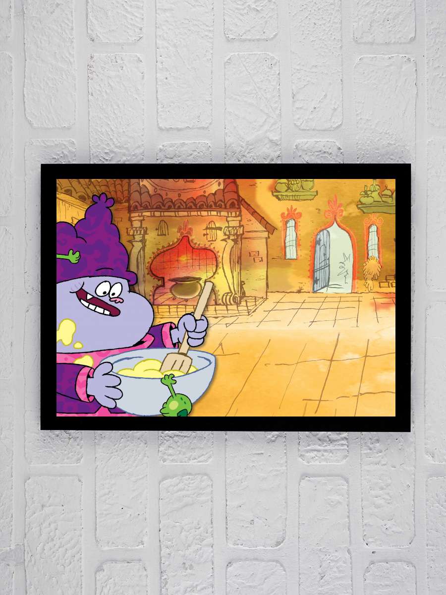 Chowder Dizi Tablo Siyah Çerçeveli Dizi Poster Duvar Tablo