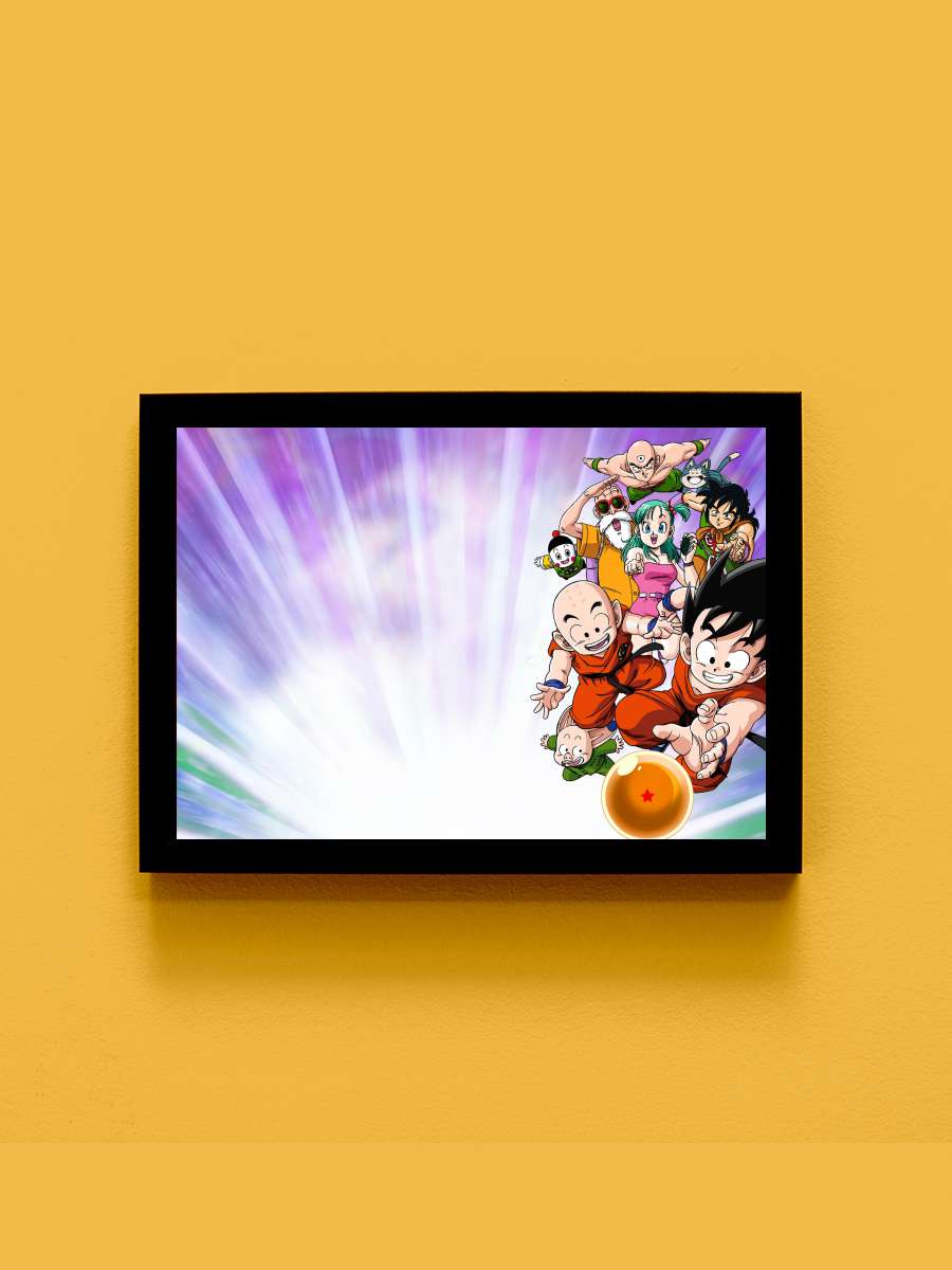 Dragon Ball - ドラゴンボール Dizi Tablo Siyah Çerçeveli Dizi Poster Duvar Tablo