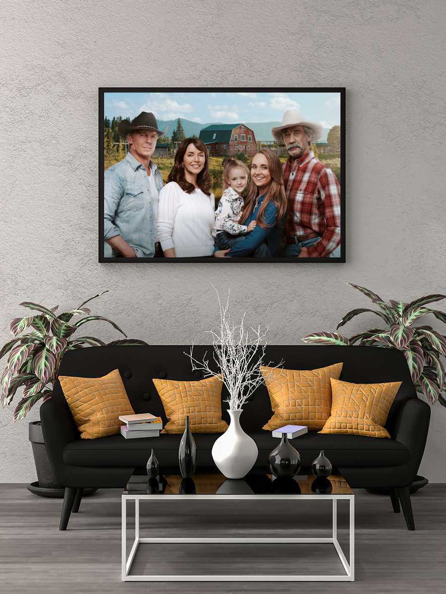 Heartland Dizi Tablo Siyah Çerçeveli Dizi Poster Duvar Tablo