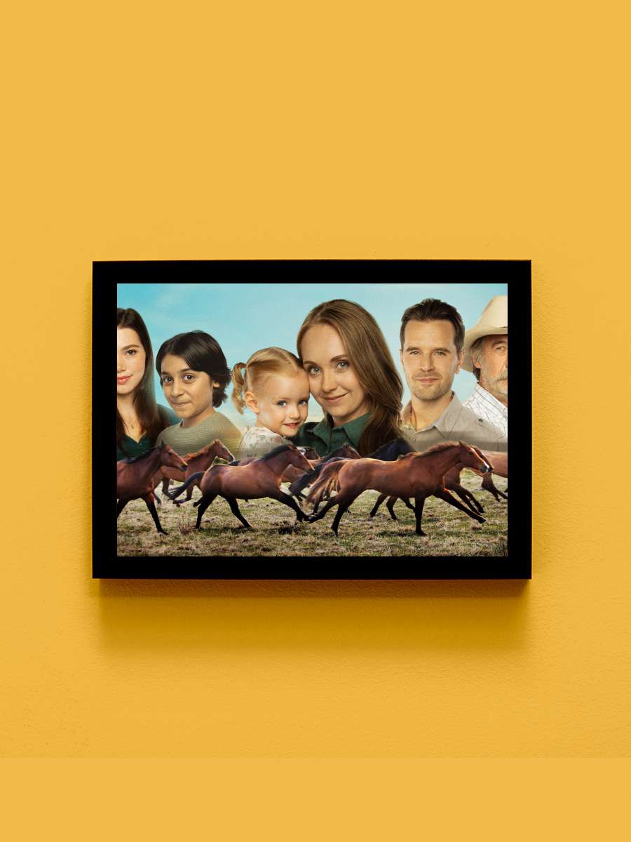 Heartland Dizi Tablo Siyah Çerçeveli Dizi Poster Duvar Tablo