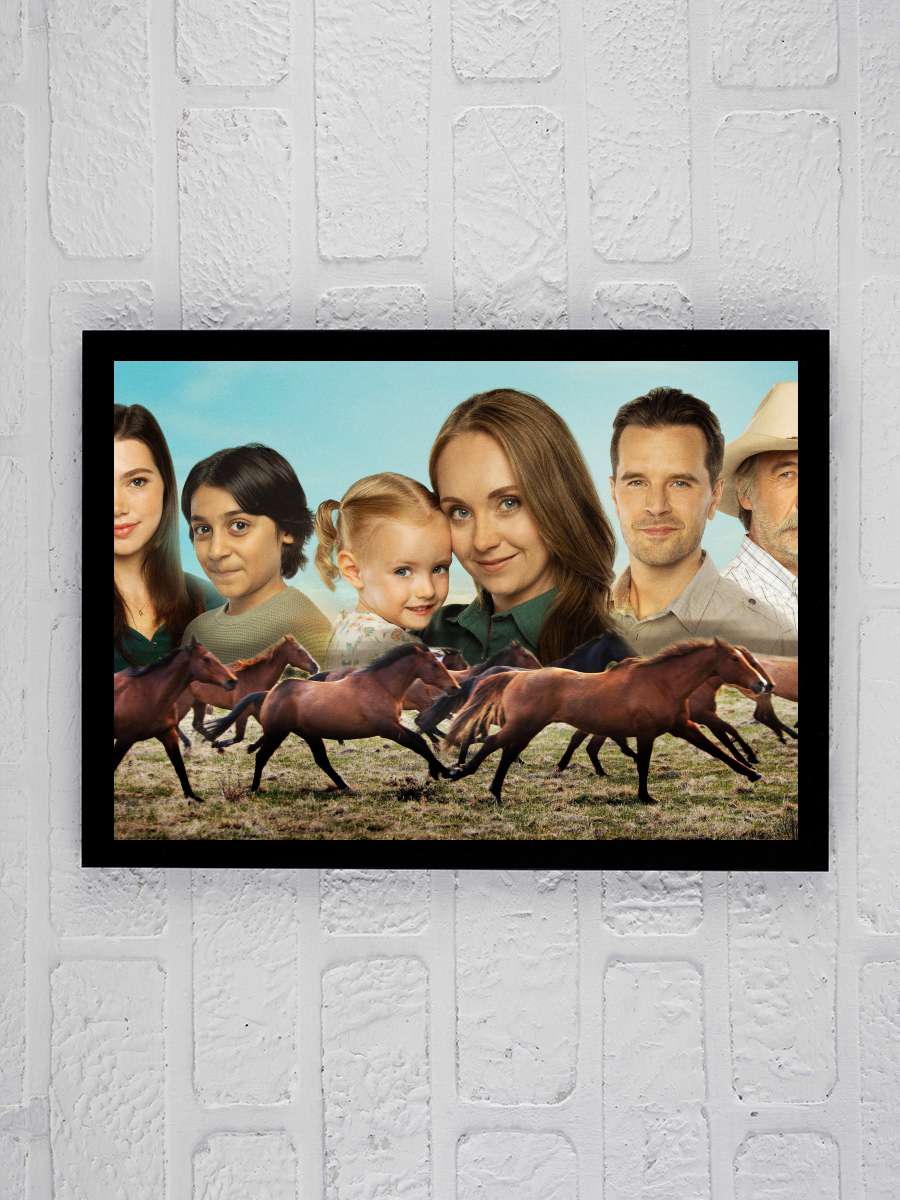 Heartland Dizi Tablo Siyah Çerçeveli Dizi Poster Duvar Tablo