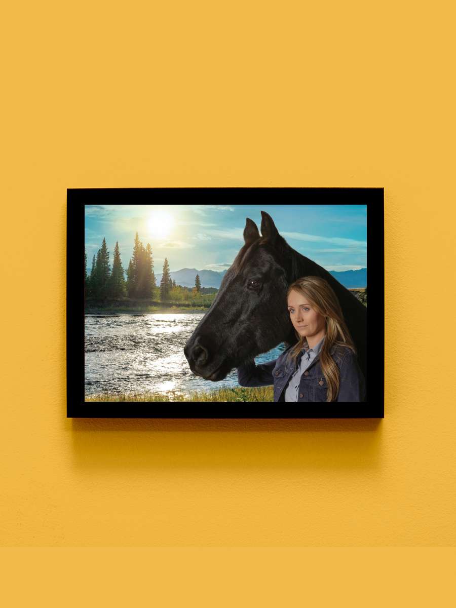 Heartland Dizi Tablo Siyah Çerçeveli Dizi Poster Duvar Tablo