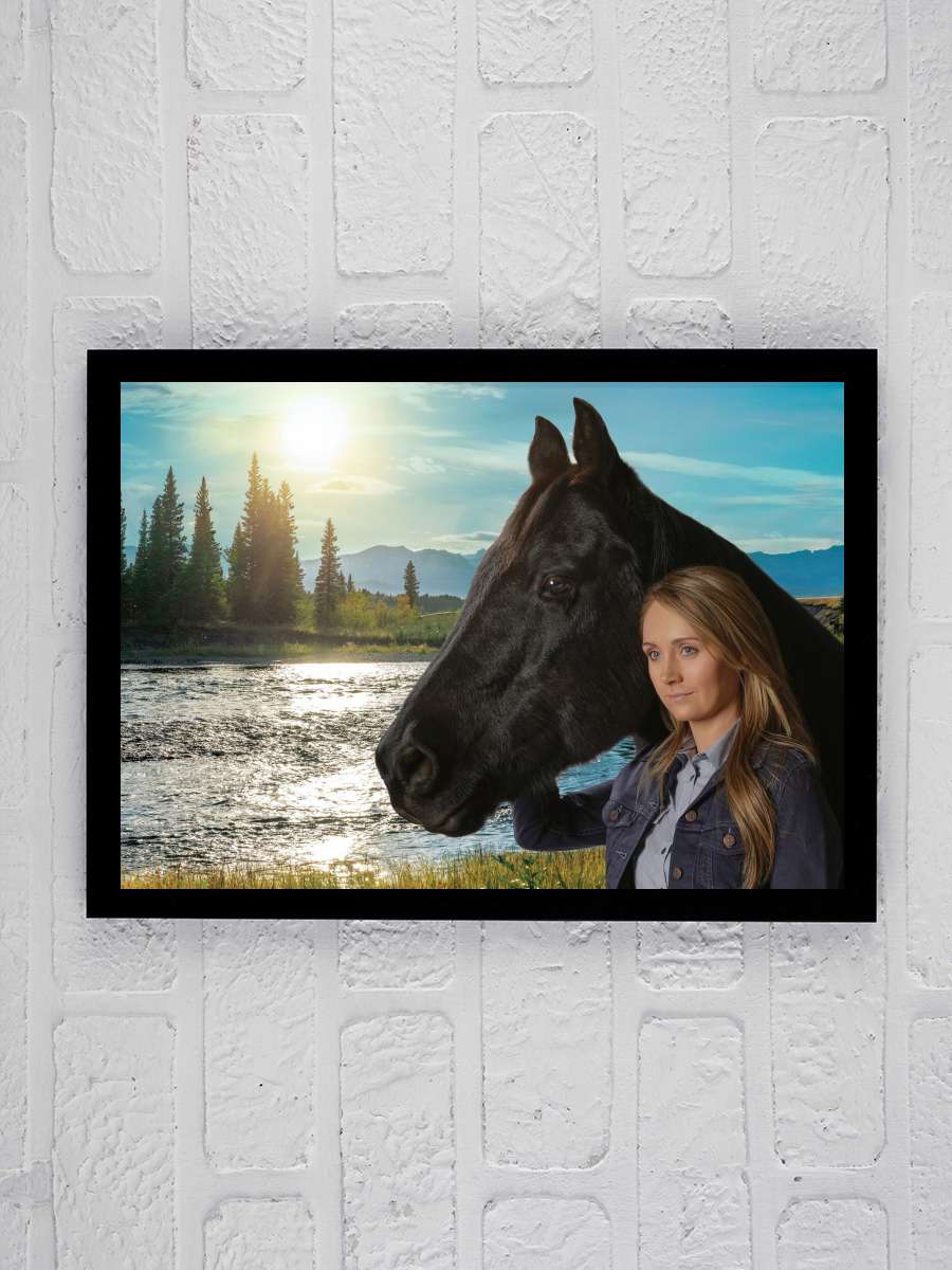 Heartland Dizi Tablo Siyah Çerçeveli Dizi Poster Duvar Tablo