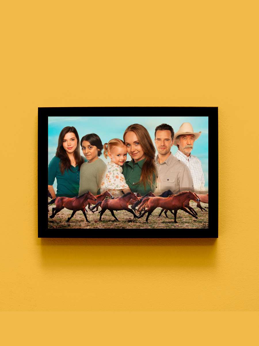 Heartland Dizi Tablo Siyah Çerçeveli Dizi Poster Duvar Tablo