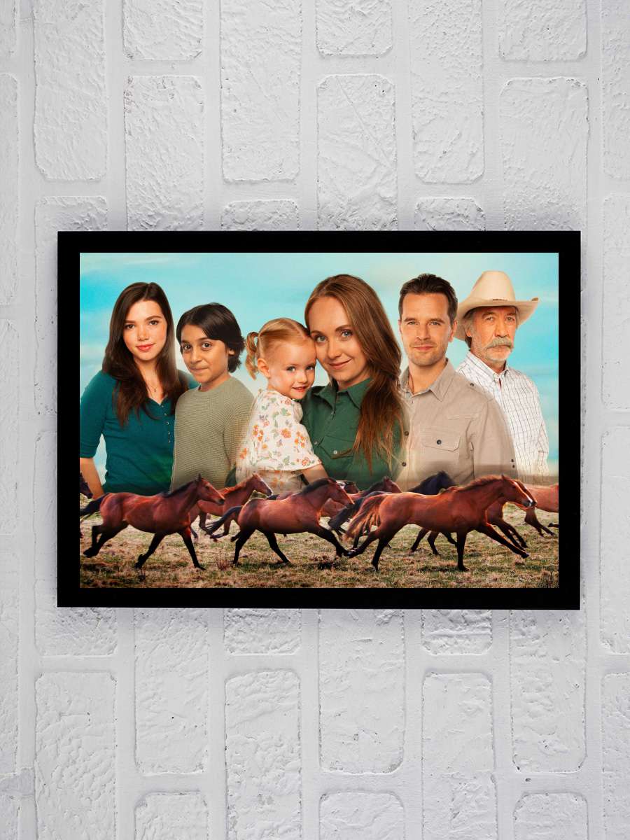 Heartland Dizi Tablo Siyah Çerçeveli Dizi Poster Duvar Tablo