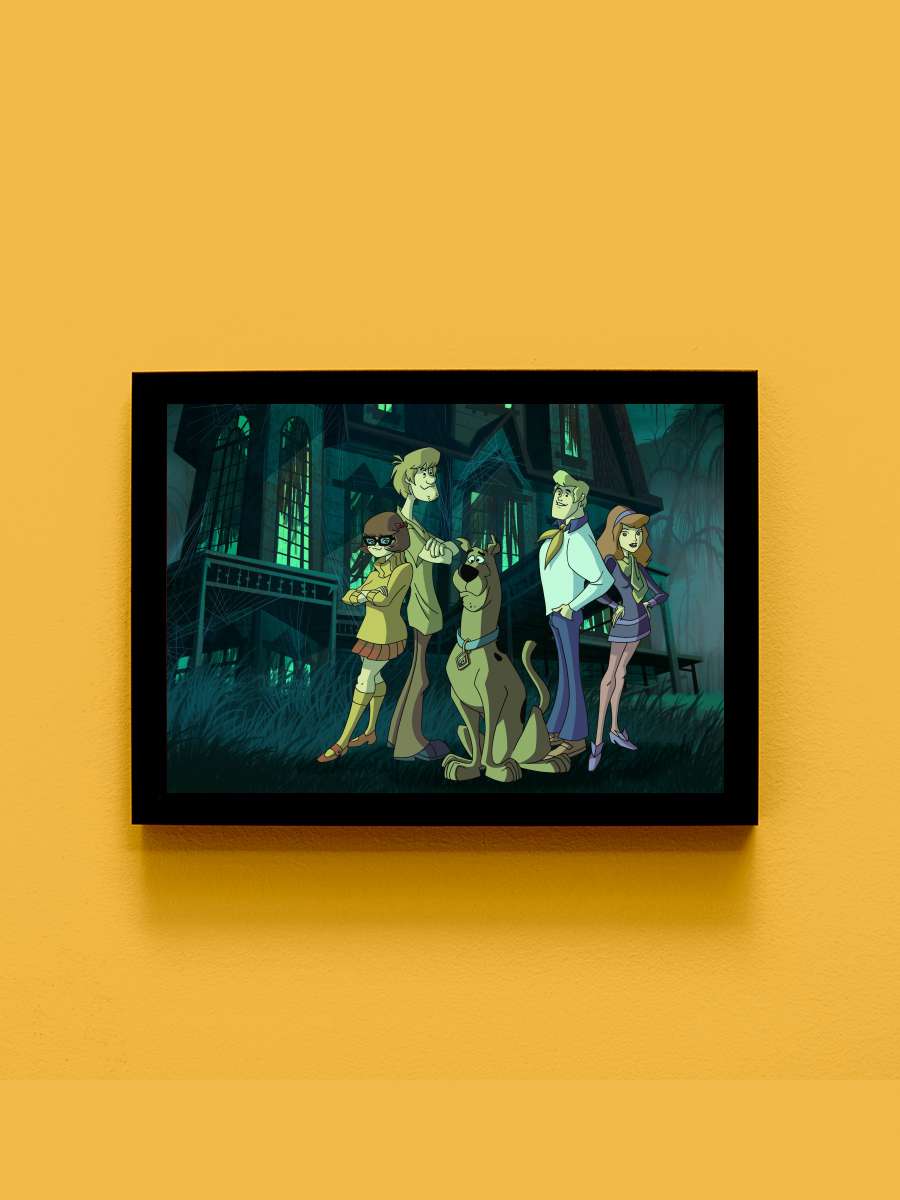 Scooby-Doo! Gizem Avcıları - Scooby-Doo! Mystery Incorporated Dizi Tablo Siyah Çerçeveli Dizi Poster Duvar Tablo