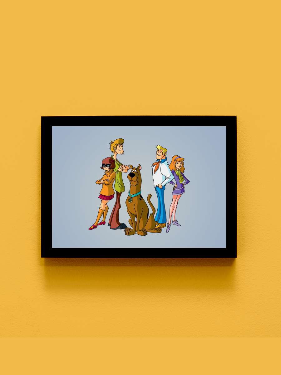 Scooby-Doo! Gizem Avcıları - Scooby-Doo! Mystery Incorporated Dizi Tablo Siyah Çerçeveli Dizi Poster Duvar Tablo