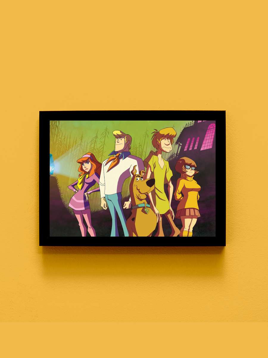 Scooby-Doo! Gizem Avcıları - Scooby-Doo! Mystery Incorporated Dizi Tablo Siyah Çerçeveli Dizi Poster Duvar Tablo