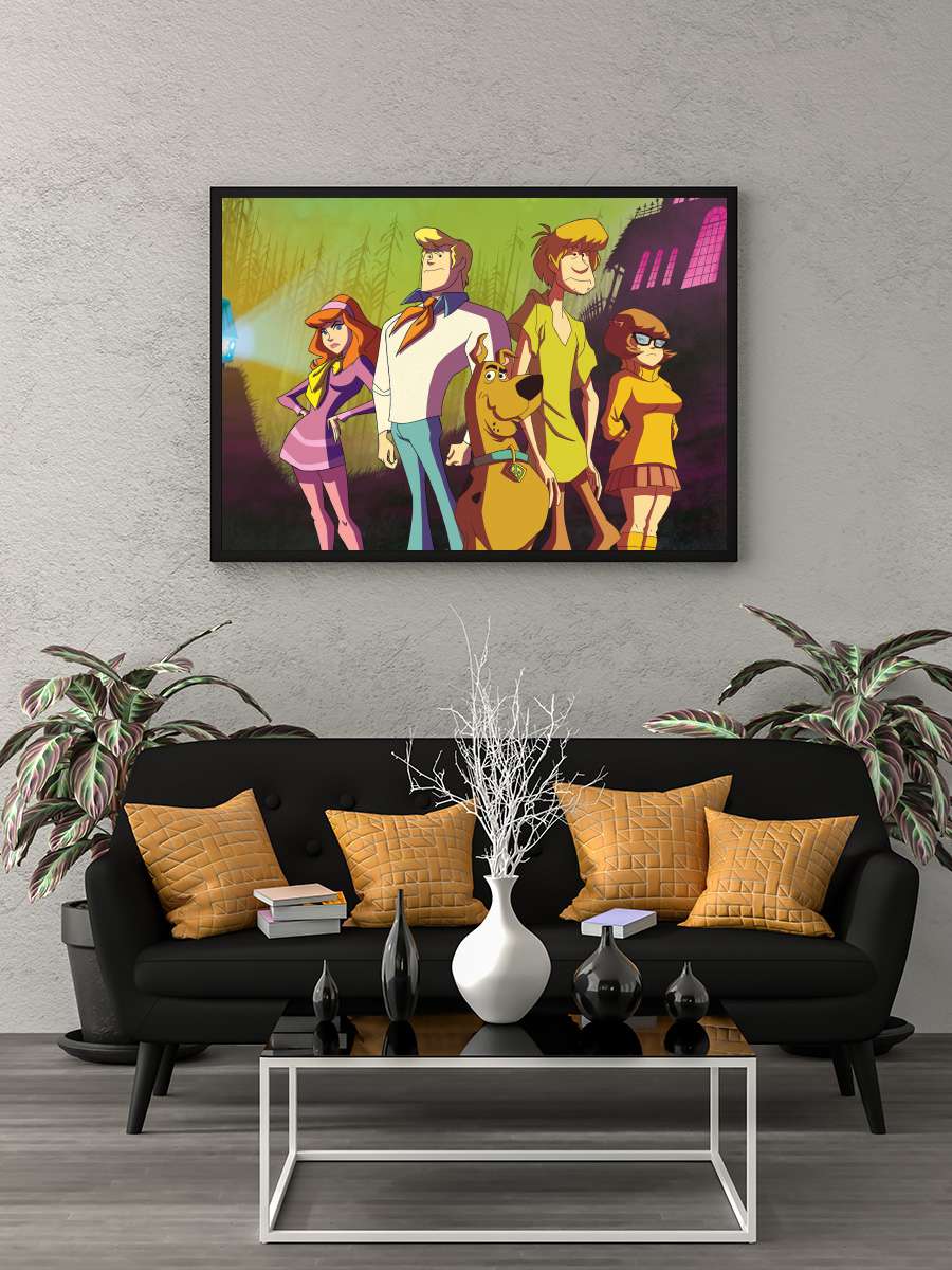 Scooby-Doo! Gizem Avcıları - Scooby-Doo! Mystery Incorporated Dizi Tablo Siyah Çerçeveli Dizi Poster Duvar Tablo