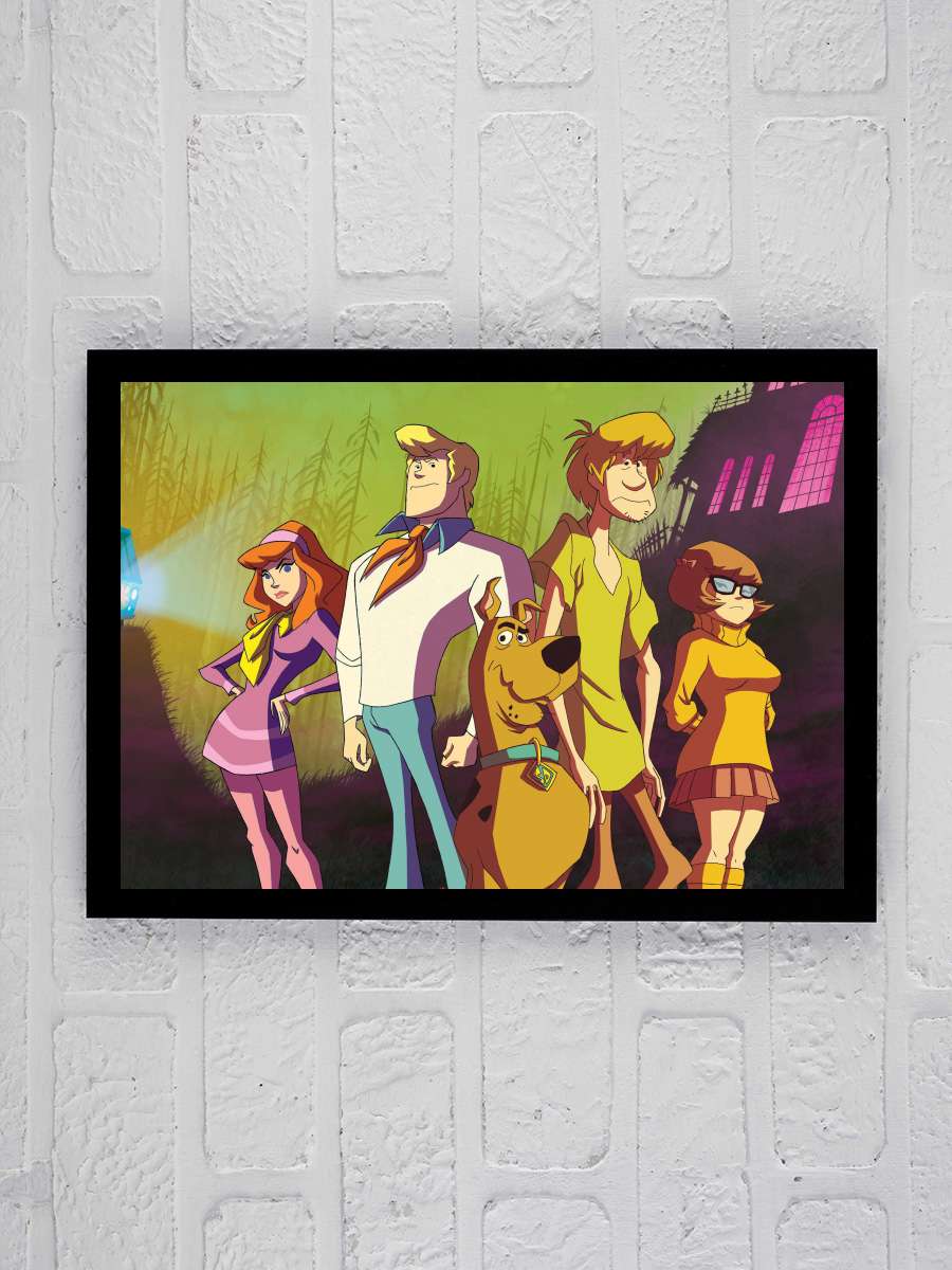 Scooby-Doo! Gizem Avcıları - Scooby-Doo! Mystery Incorporated Dizi Tablo Siyah Çerçeveli Dizi Poster Duvar Tablo