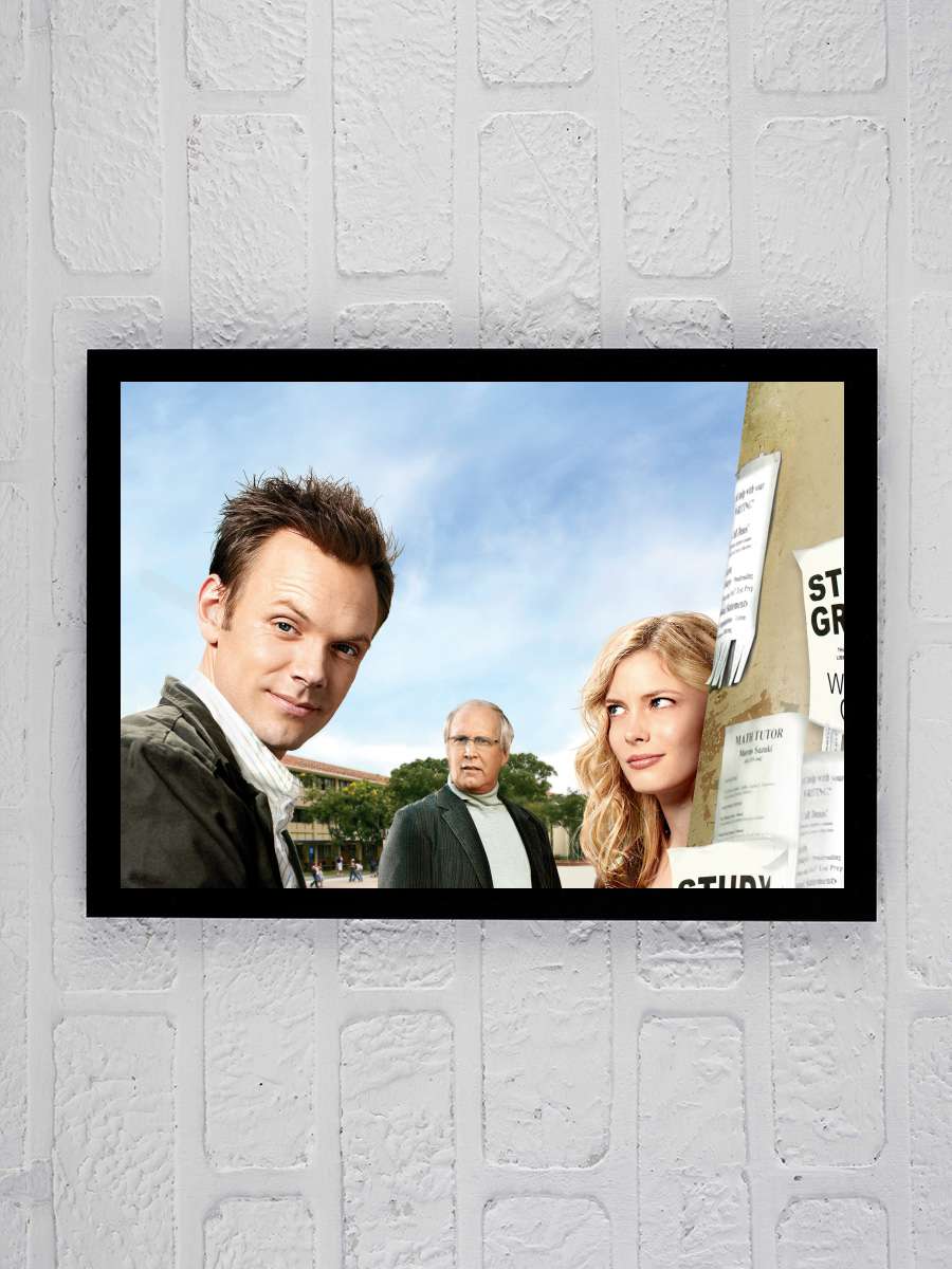 Community Dizi Tablo Siyah Çerçeveli Dizi Poster Duvar Tablo