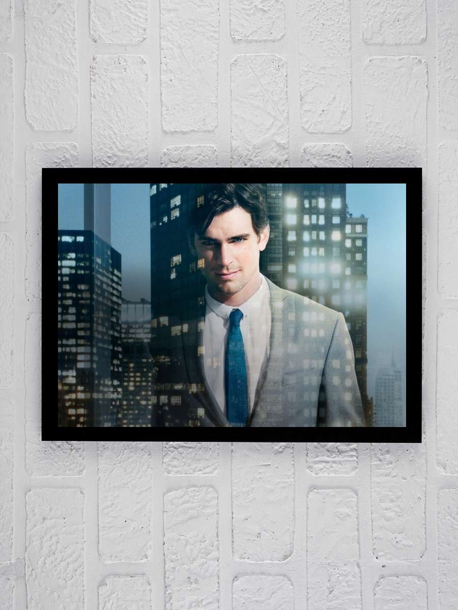 White Collar Dizi Tablo Siyah Çerçeveli Dizi Poster Duvar Tablo