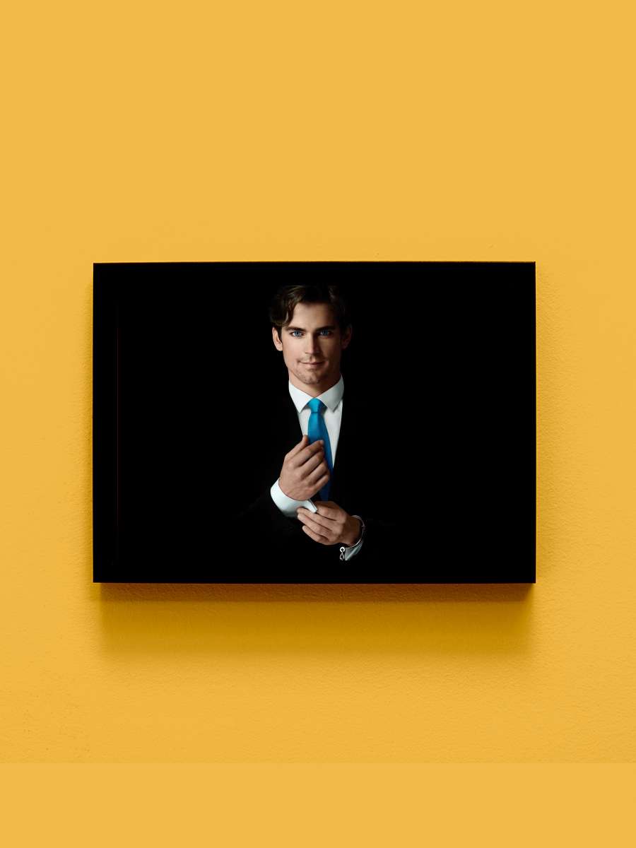 White Collar Dizi Tablo Siyah Çerçeveli Dizi Poster Duvar Tablo