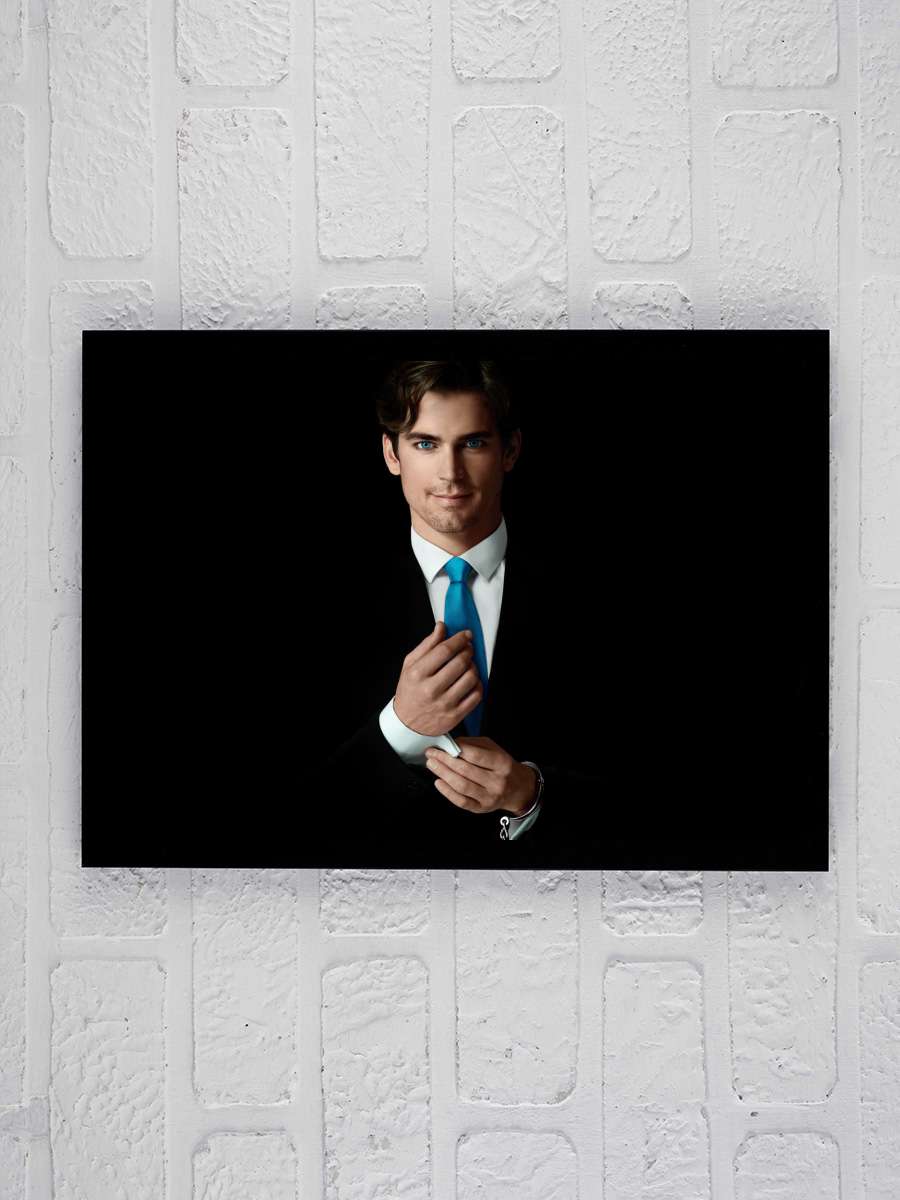 White Collar Dizi Tablo Siyah Çerçeveli Dizi Poster Duvar Tablo