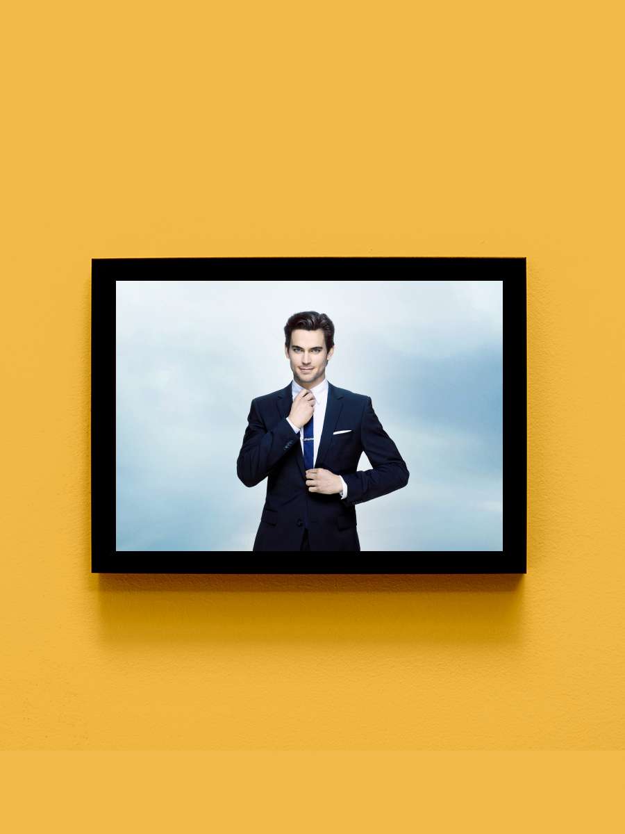 White Collar Dizi Tablo Siyah Çerçeveli Dizi Poster Duvar Tablo