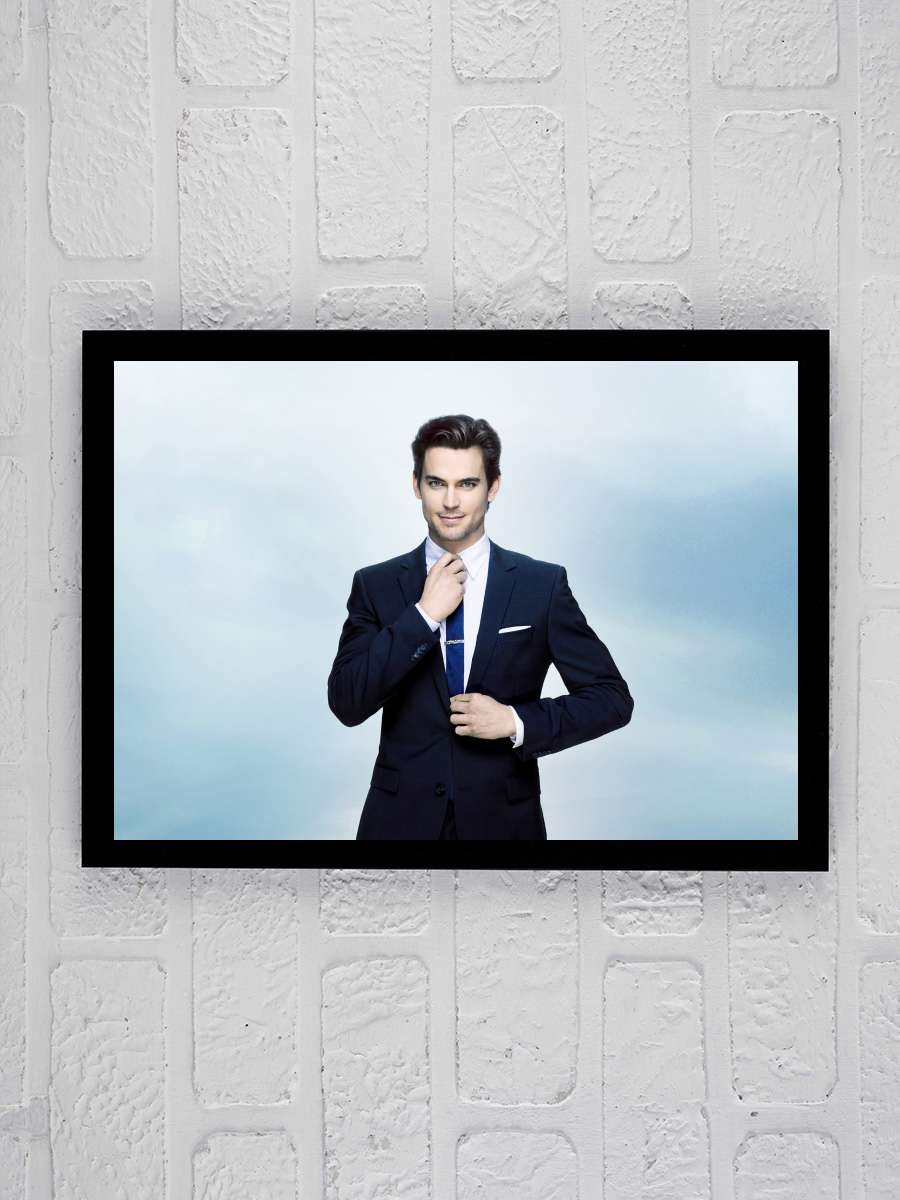 White Collar Dizi Tablo Siyah Çerçeveli Dizi Poster Duvar Tablo