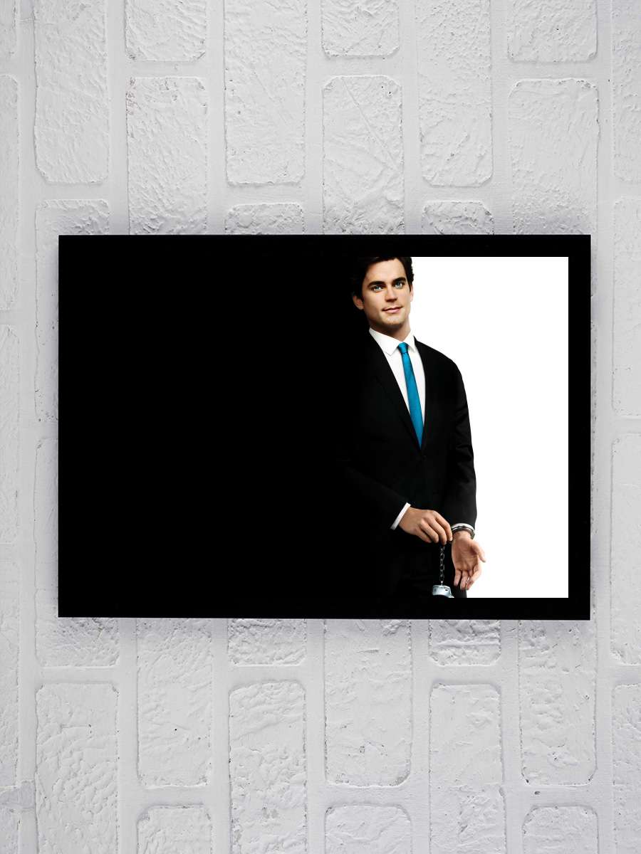 White Collar Dizi Tablo Siyah Çerçeveli Dizi Poster Duvar Tablo