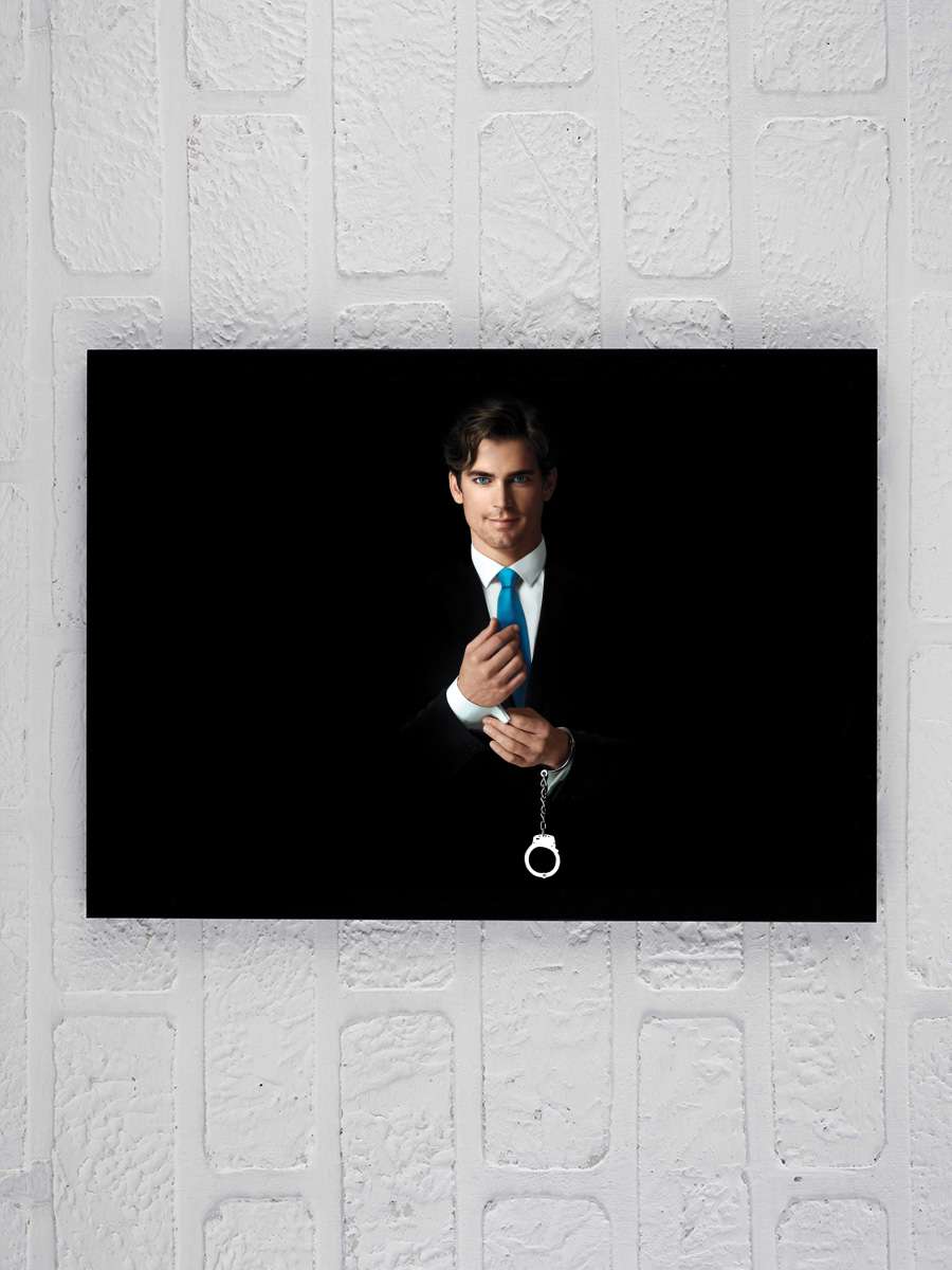 White Collar Dizi Tablo Siyah Çerçeveli Dizi Poster Duvar Tablo