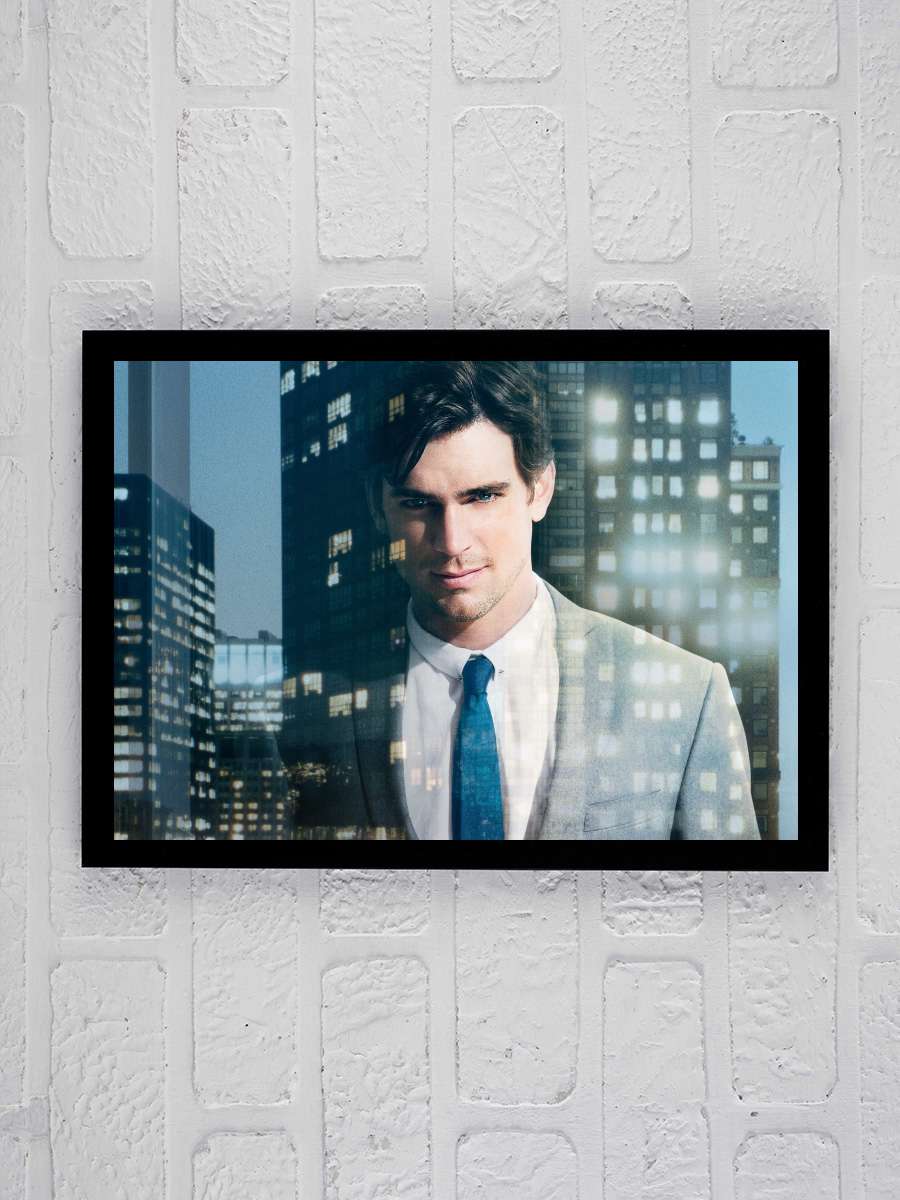 White Collar Dizi Tablo Siyah Çerçeveli Dizi Poster Duvar Tablo