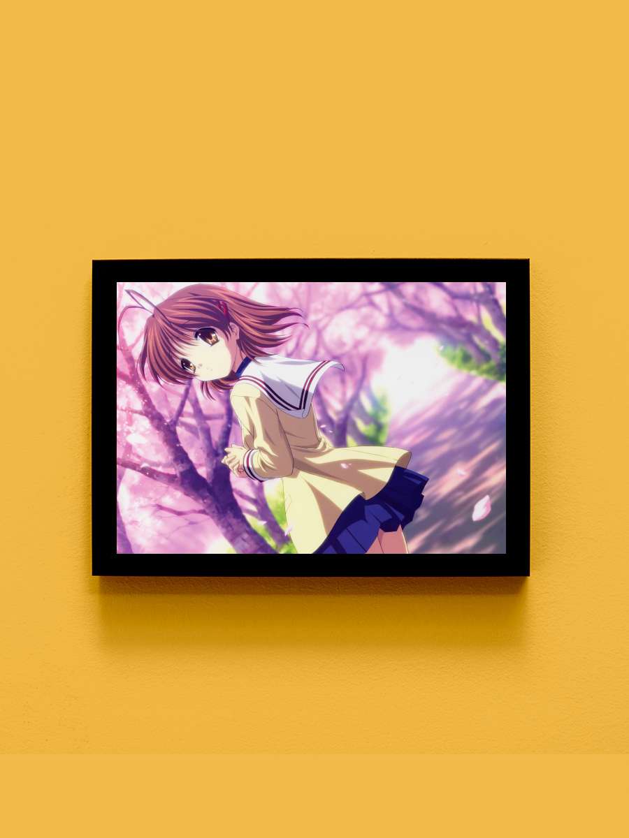 CLANNAD Dizi Tablo Siyah Çerçeveli Dizi Poster Duvar Tablo