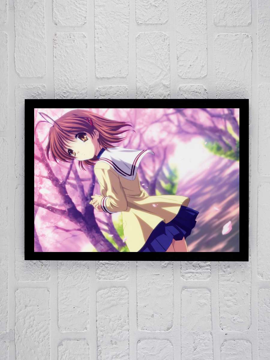 CLANNAD Dizi Tablo Siyah Çerçeveli Dizi Poster Duvar Tablo