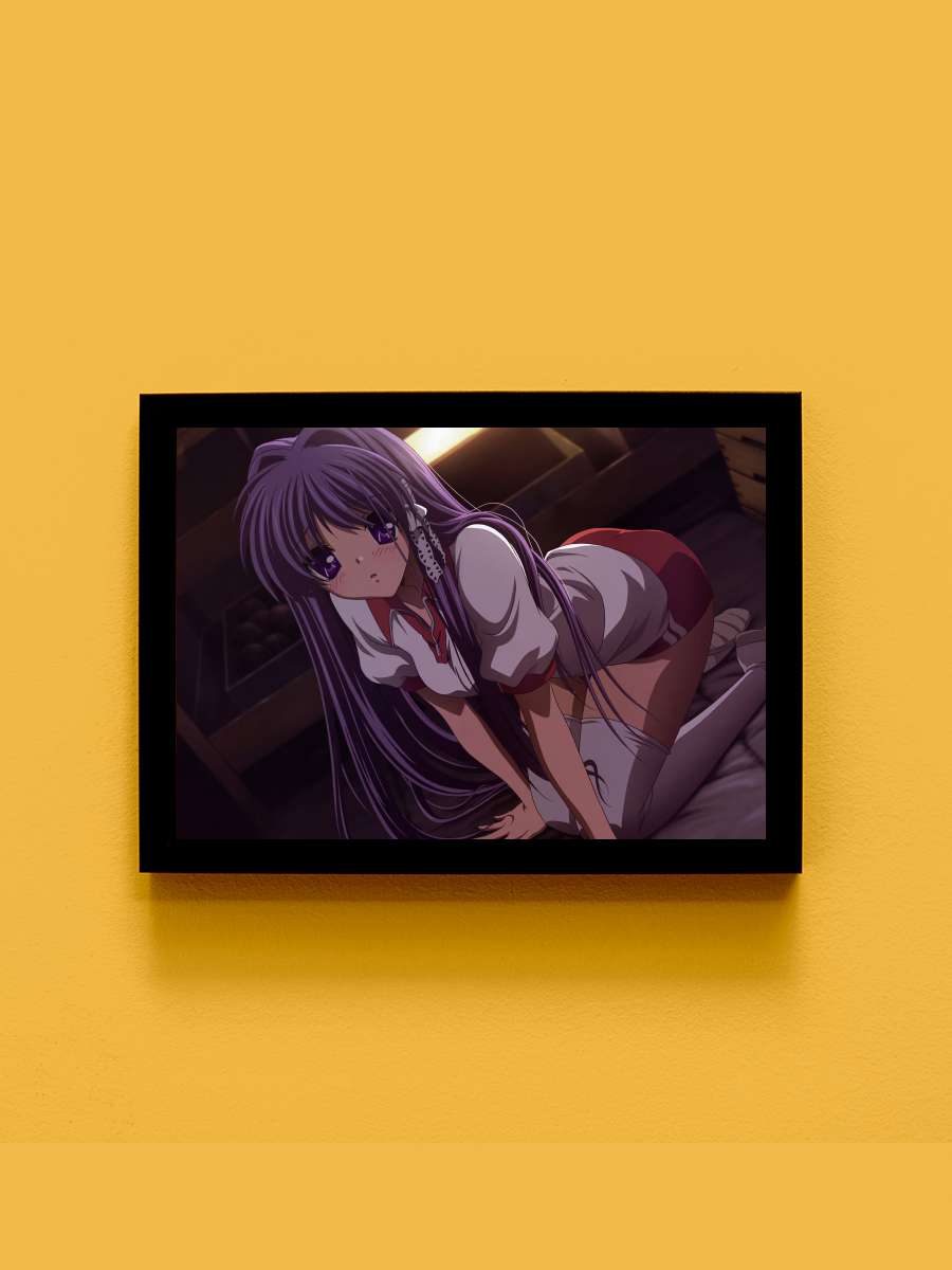 CLANNAD Dizi Tablo Siyah Çerçeveli Dizi Poster Duvar Tablo