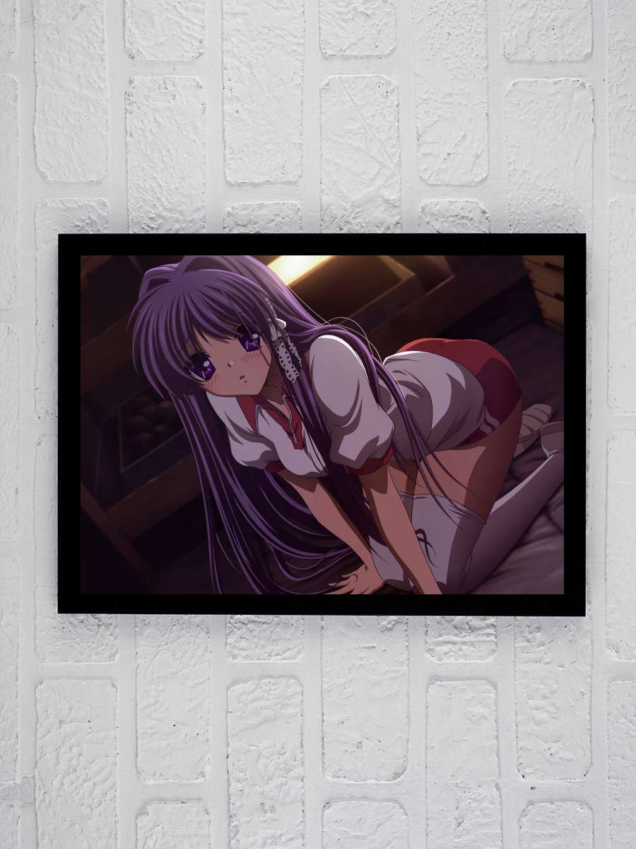 CLANNAD Dizi Tablo Siyah Çerçeveli Dizi Poster Duvar Tablo