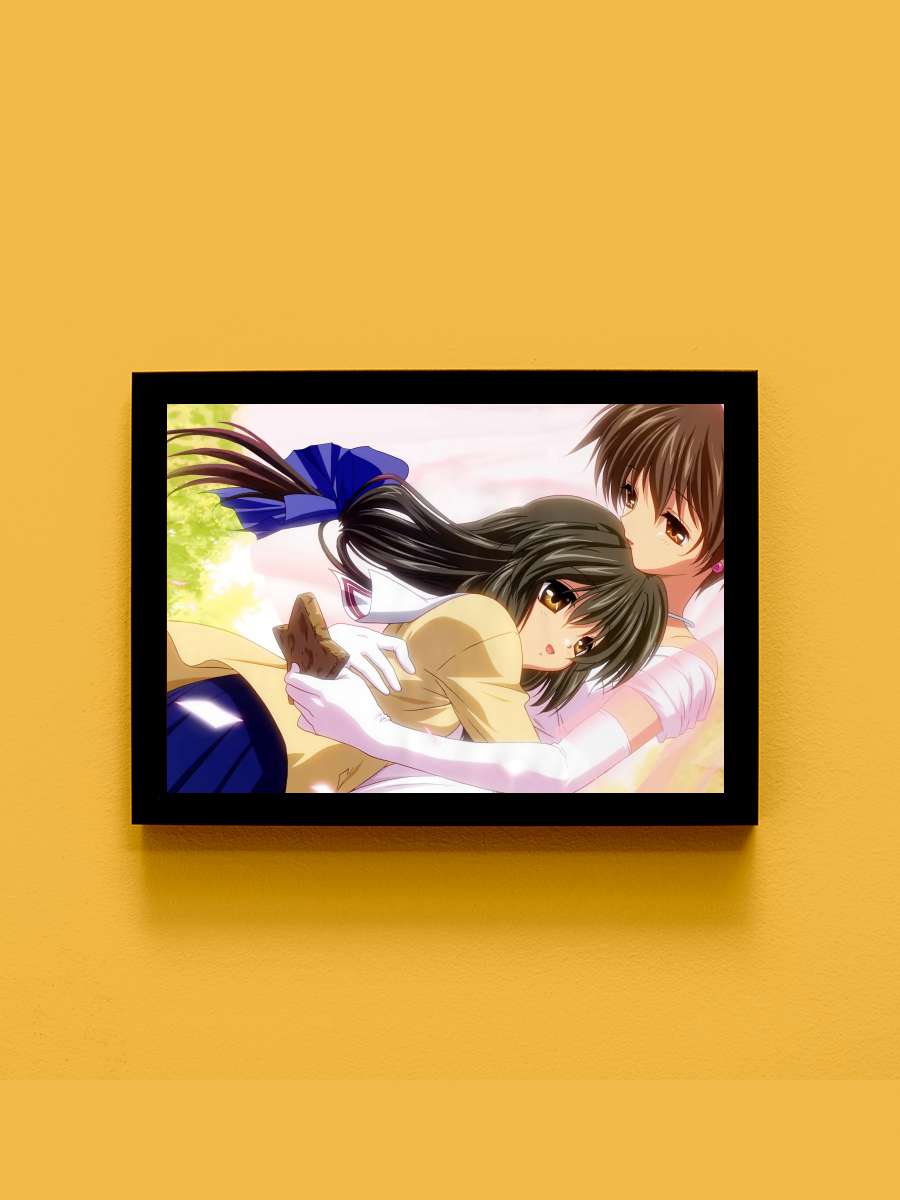 CLANNAD Dizi Tablo Siyah Çerçeveli Dizi Poster Duvar Tablo