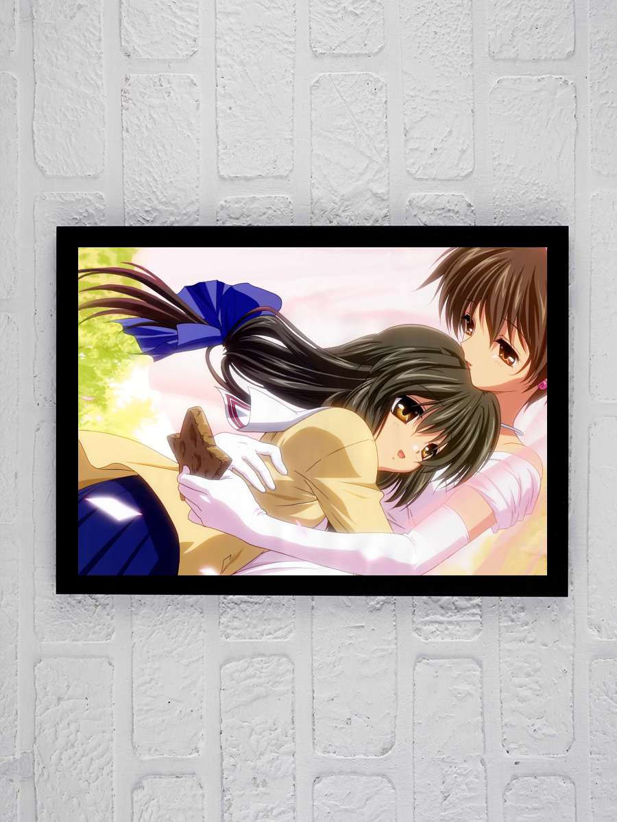 CLANNAD Dizi Tablo Siyah Çerçeveli Dizi Poster Duvar Tablo