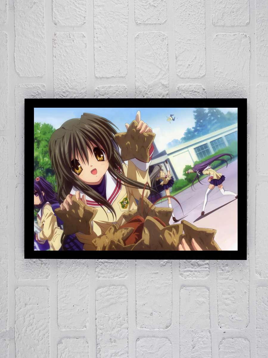 CLANNAD Dizi Tablo Siyah Çerçeveli Dizi Poster Duvar Tablo