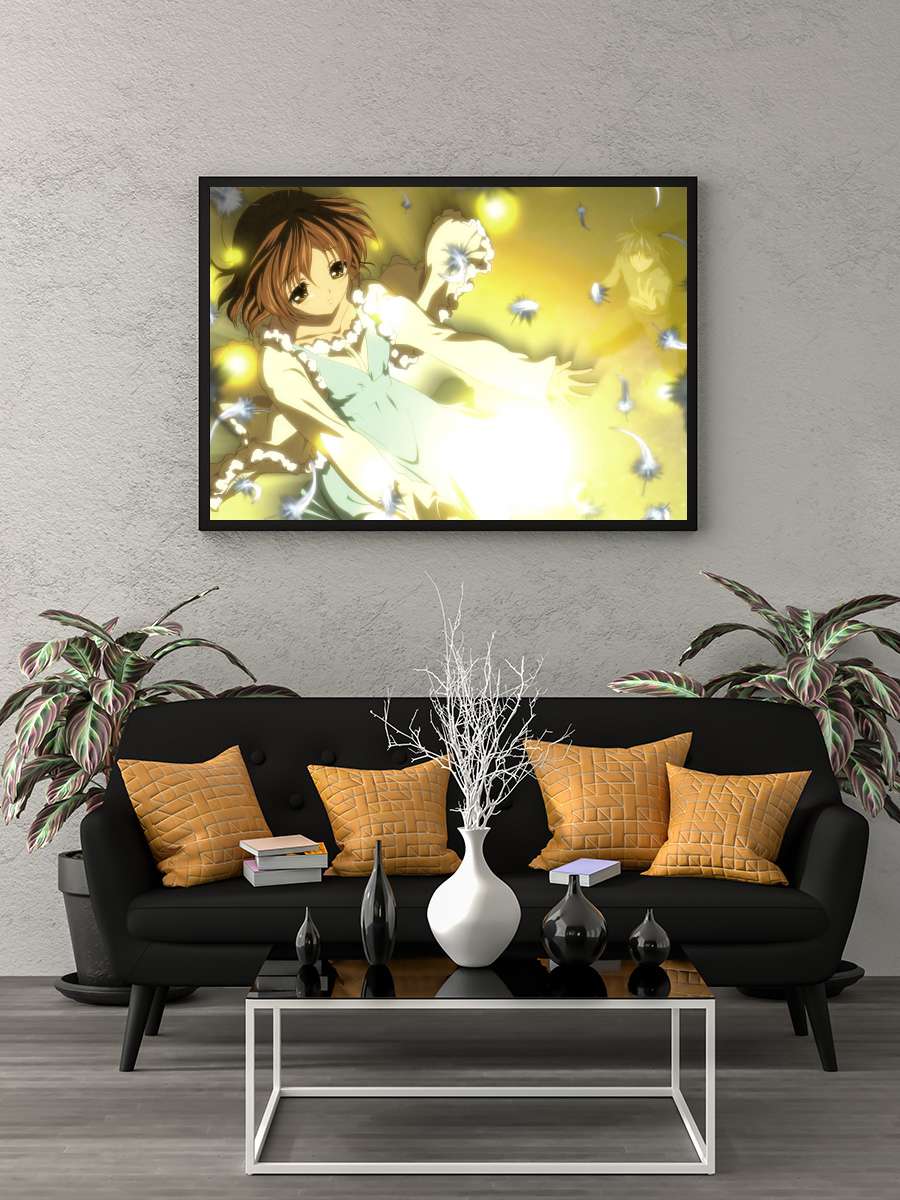 CLANNAD Dizi Tablo Siyah Çerçeveli Dizi Poster Duvar Tablo