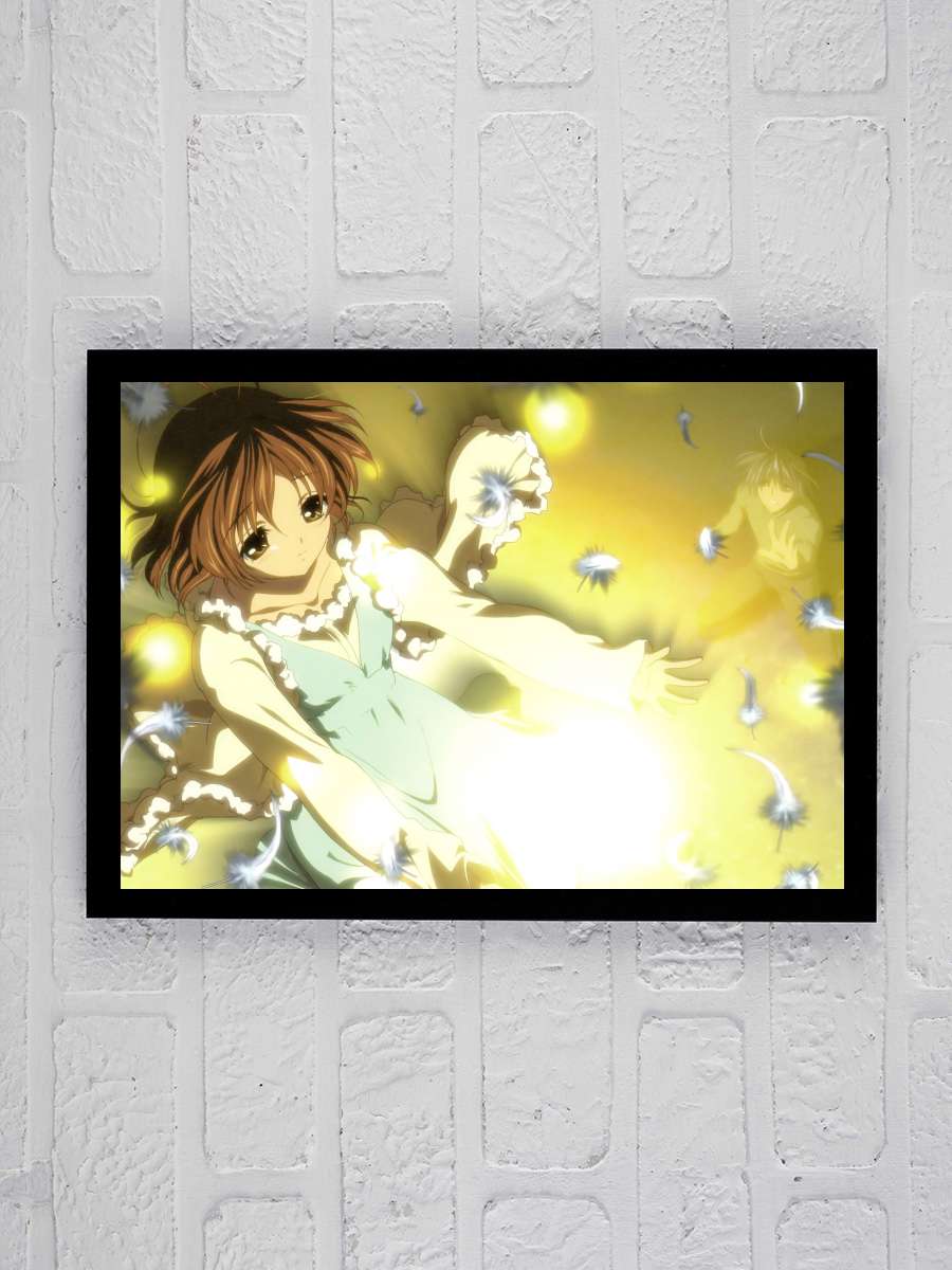 CLANNAD Dizi Tablo Siyah Çerçeveli Dizi Poster Duvar Tablo