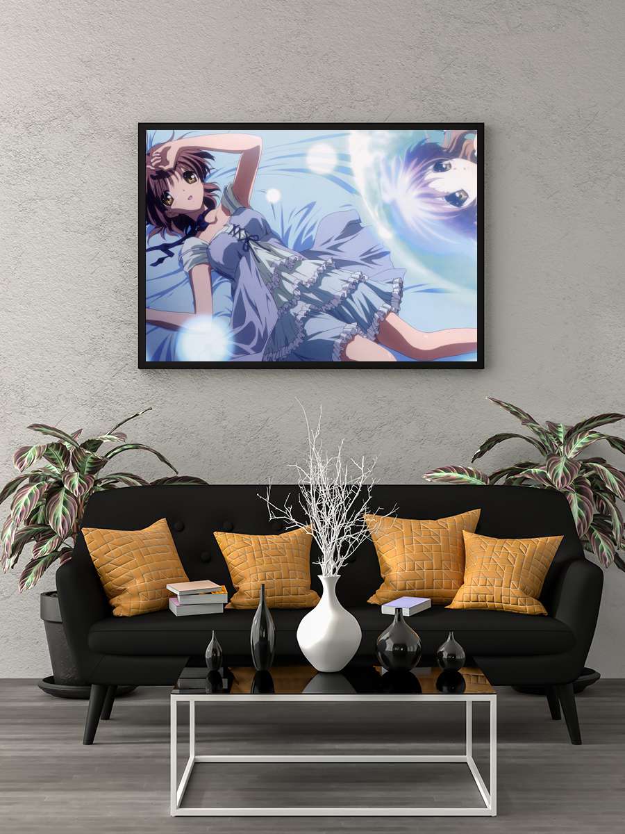 CLANNAD Dizi Tablo Siyah Çerçeveli Dizi Poster Duvar Tablo