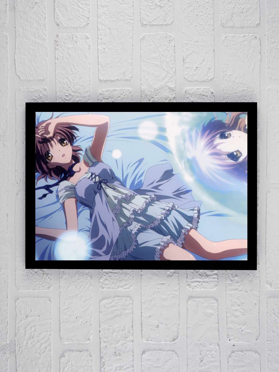 CLANNAD Dizi Tablo Siyah Çerçeveli Dizi Poster Duvar Tablo