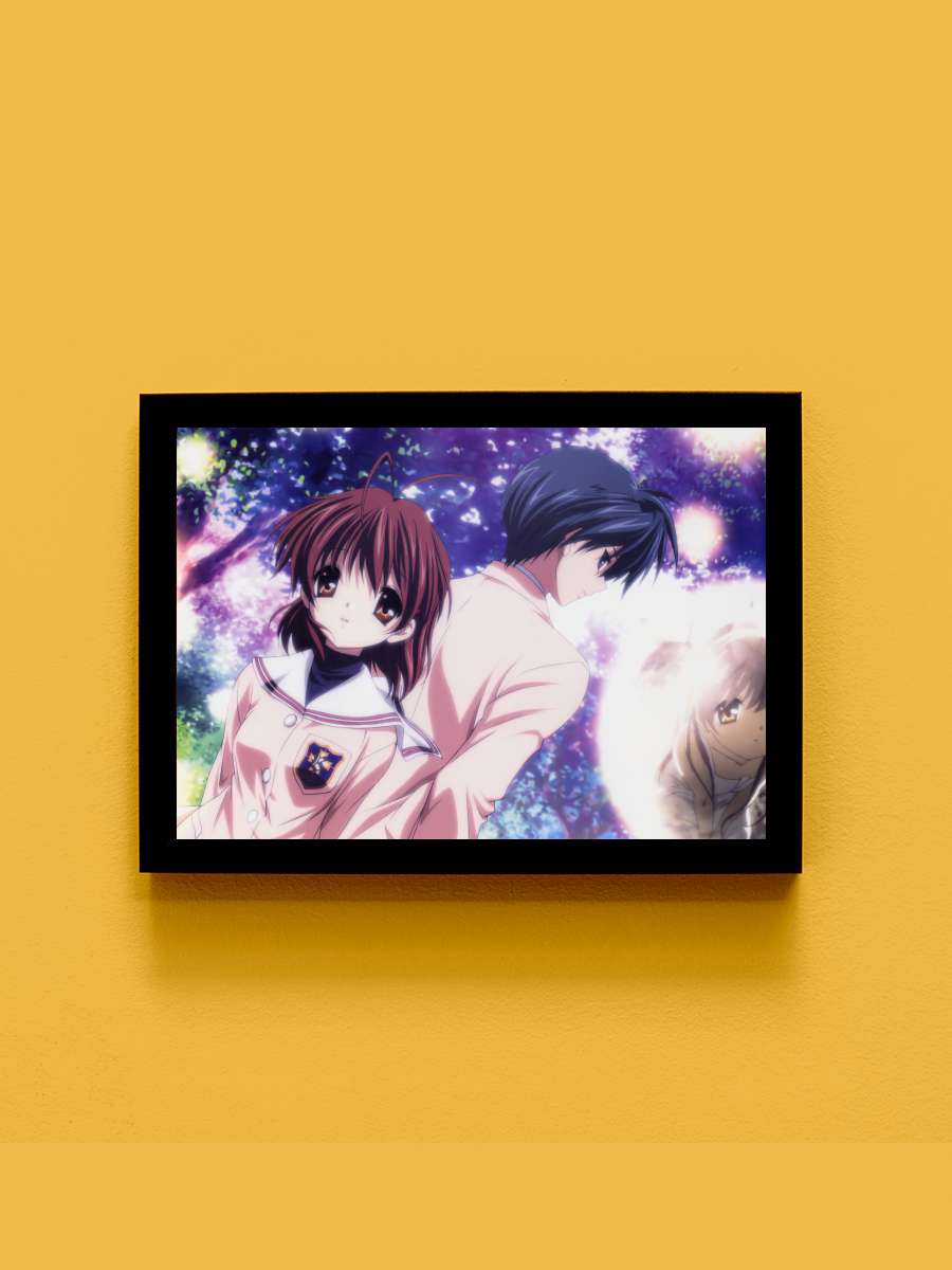 CLANNAD Dizi Tablo Siyah Çerçeveli Dizi Poster Duvar Tablo