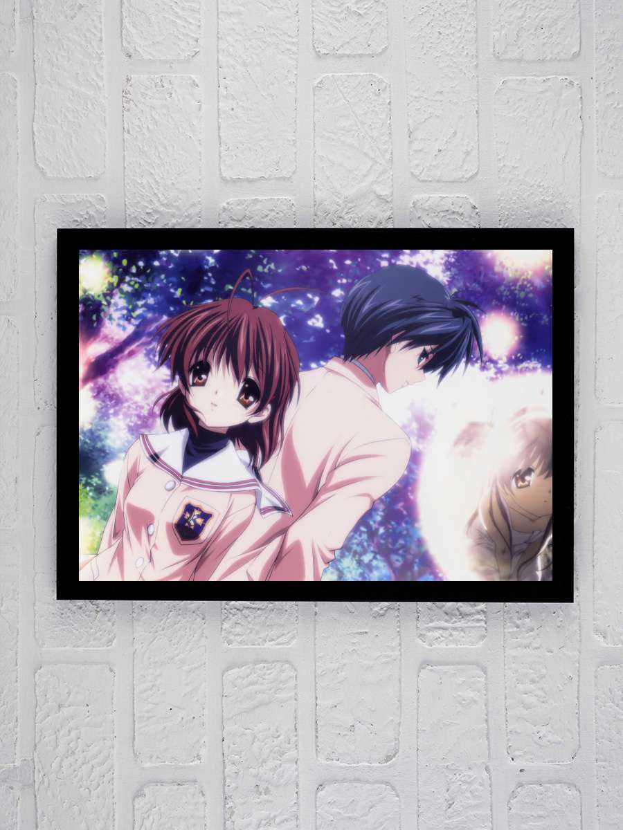 CLANNAD Dizi Tablo Siyah Çerçeveli Dizi Poster Duvar Tablo