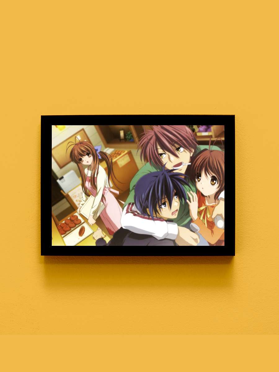 CLANNAD Dizi Tablo Siyah Çerçeveli Dizi Poster Duvar Tablo