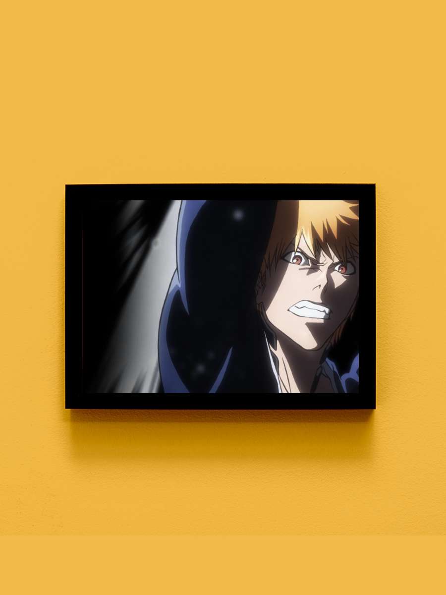 Bleach - BLEACH Dizi Tablo Siyah Çerçeveli Dizi Poster Duvar Tablo