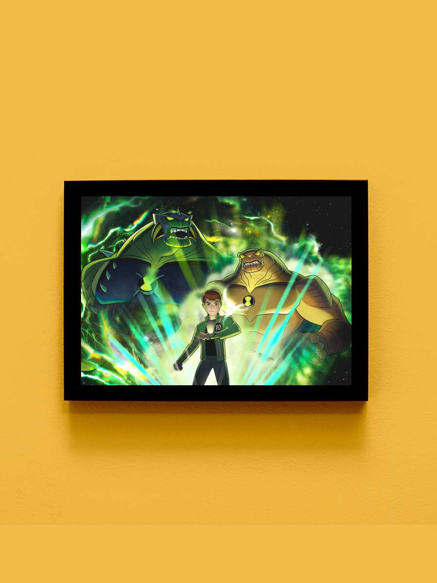 Ben 10: Ultimate Alien Dizi Tablo Siyah Çerçeveli Dizi Poster Duvar Tablo