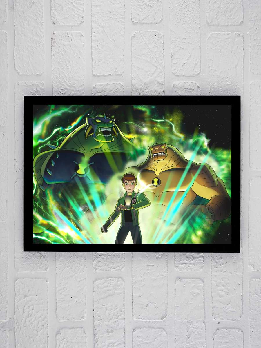 Ben 10: Ultimate Alien Dizi Tablo Siyah Çerçeveli Dizi Poster Duvar Tablo