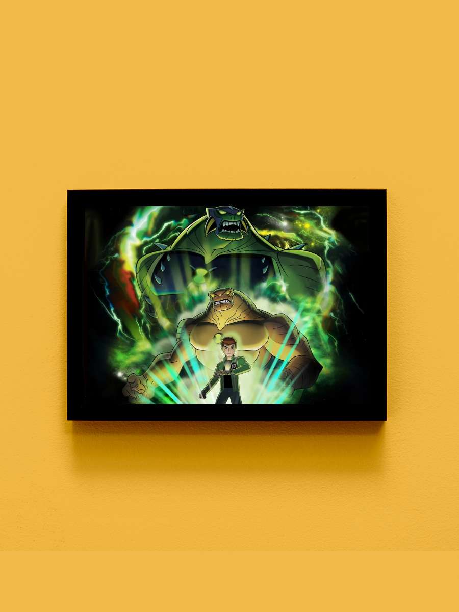 Ben 10: Ultimate Alien Dizi Tablo Siyah Çerçeveli Dizi Poster Duvar Tablo