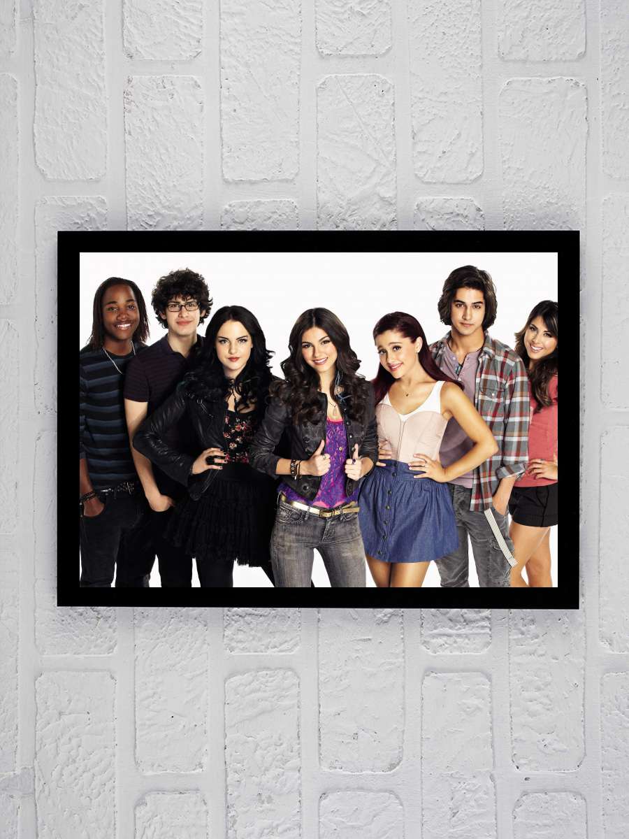 Victorious Dizi Tablo Siyah Çerçeveli Dizi Poster Duvar Tablo