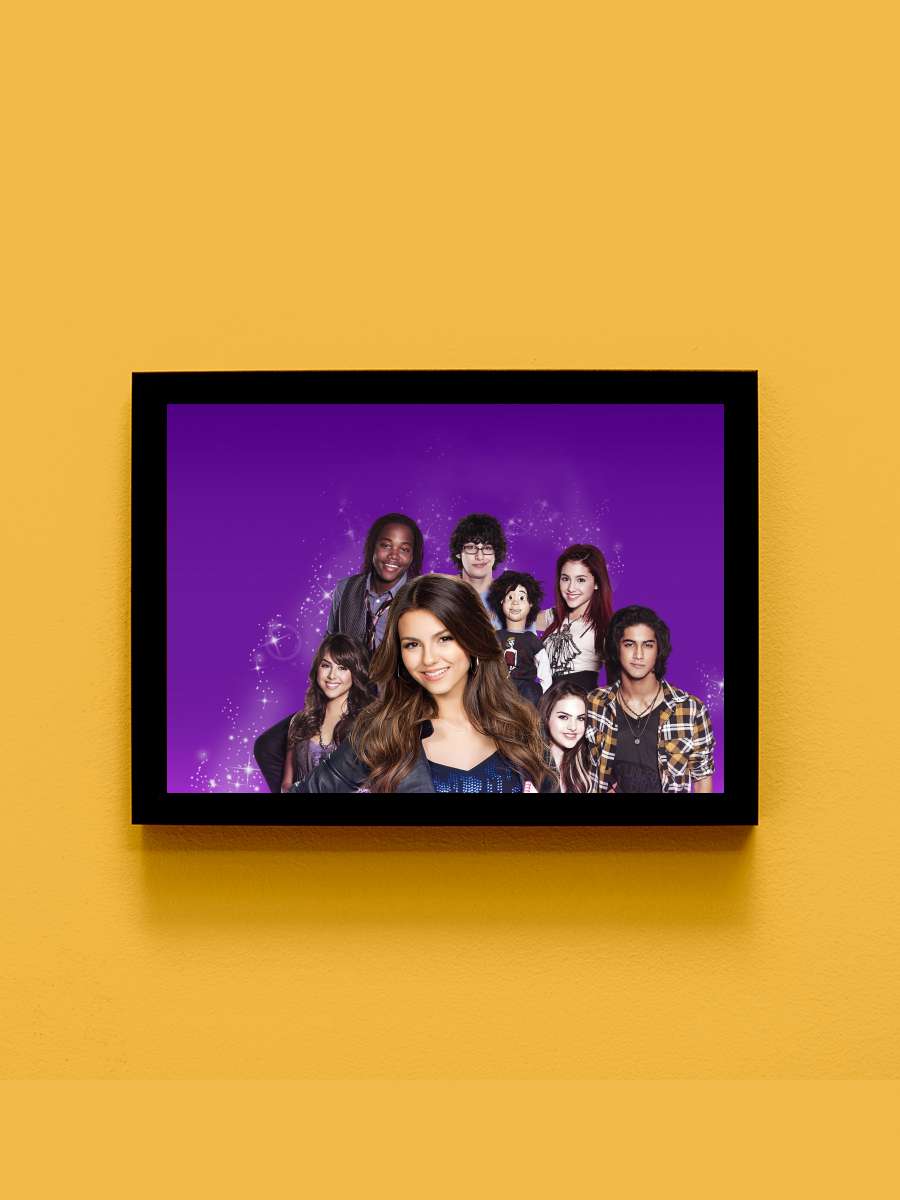 Victorious Dizi Tablo Siyah Çerçeveli Dizi Poster Duvar Tablo