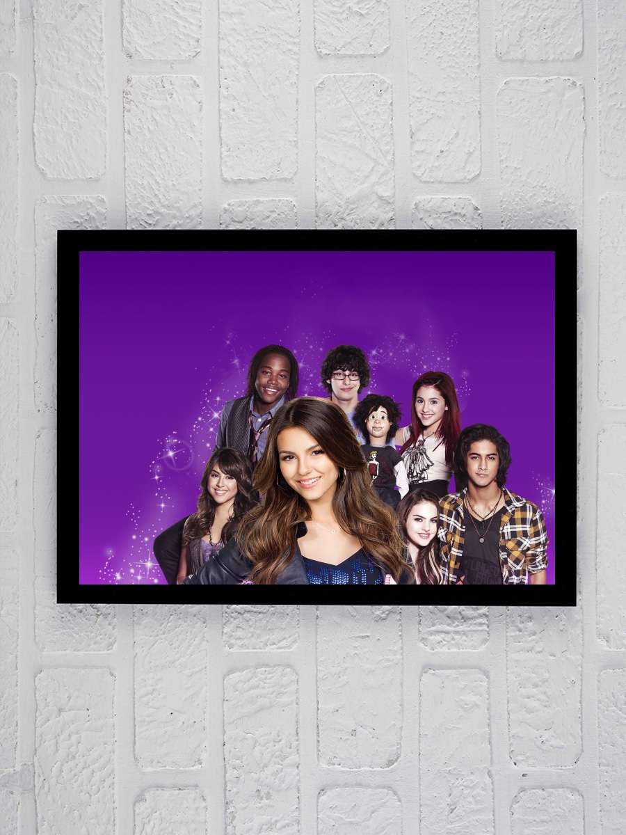 Victorious Dizi Tablo Siyah Çerçeveli Dizi Poster Duvar Tablo