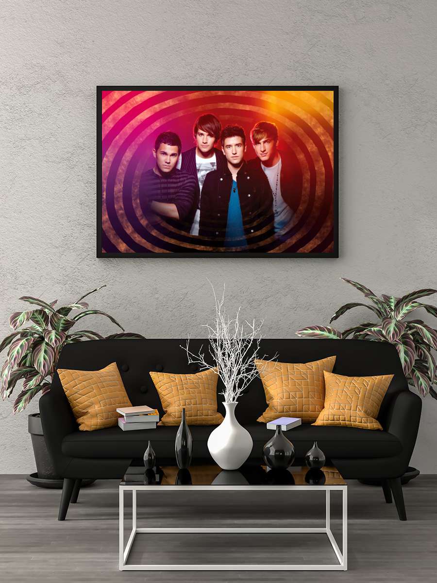 Big Time Rush Dizi Tablo Siyah Çerçeveli Dizi Poster Duvar Tablo