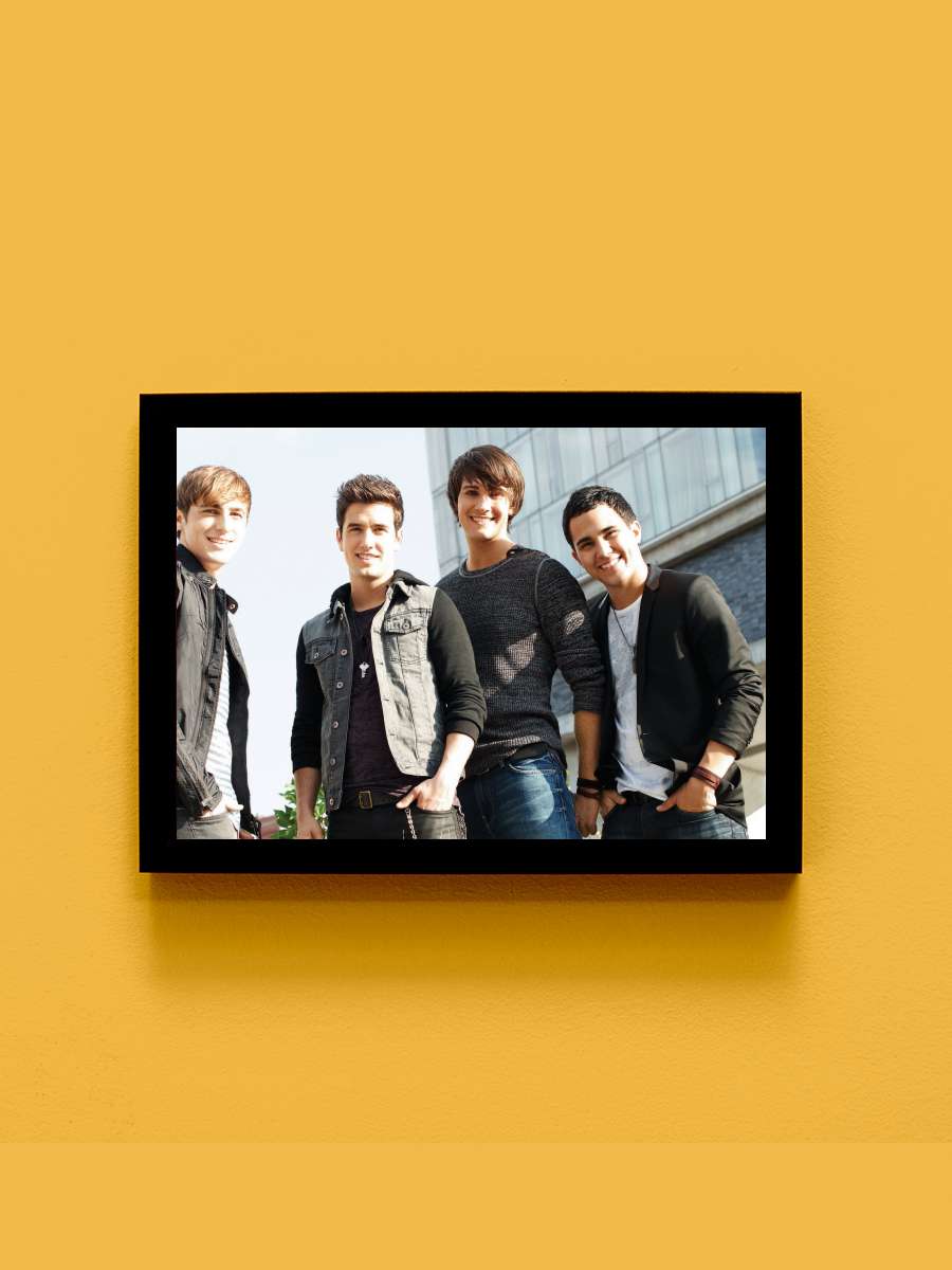 Big Time Rush Dizi Tablo Siyah Çerçeveli Dizi Poster Duvar Tablo