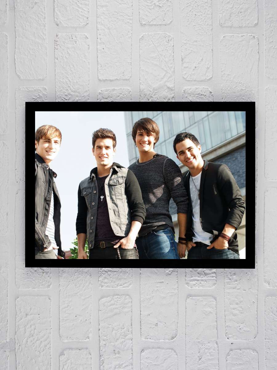 Big Time Rush Dizi Tablo Siyah Çerçeveli Dizi Poster Duvar Tablo