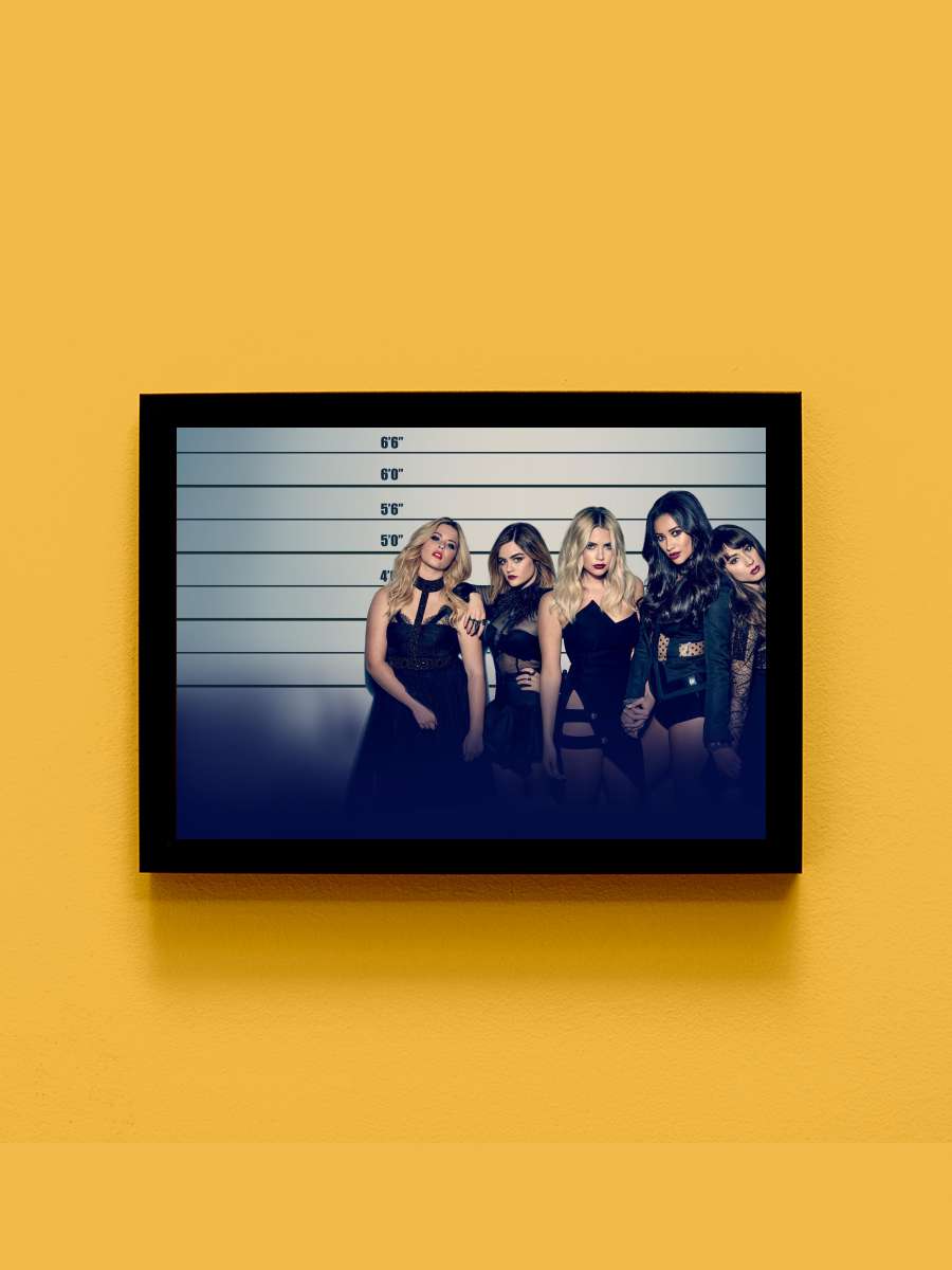 Pretty Little Liars Dizi Tablo Siyah Çerçeveli Dizi Poster Duvar Tablo