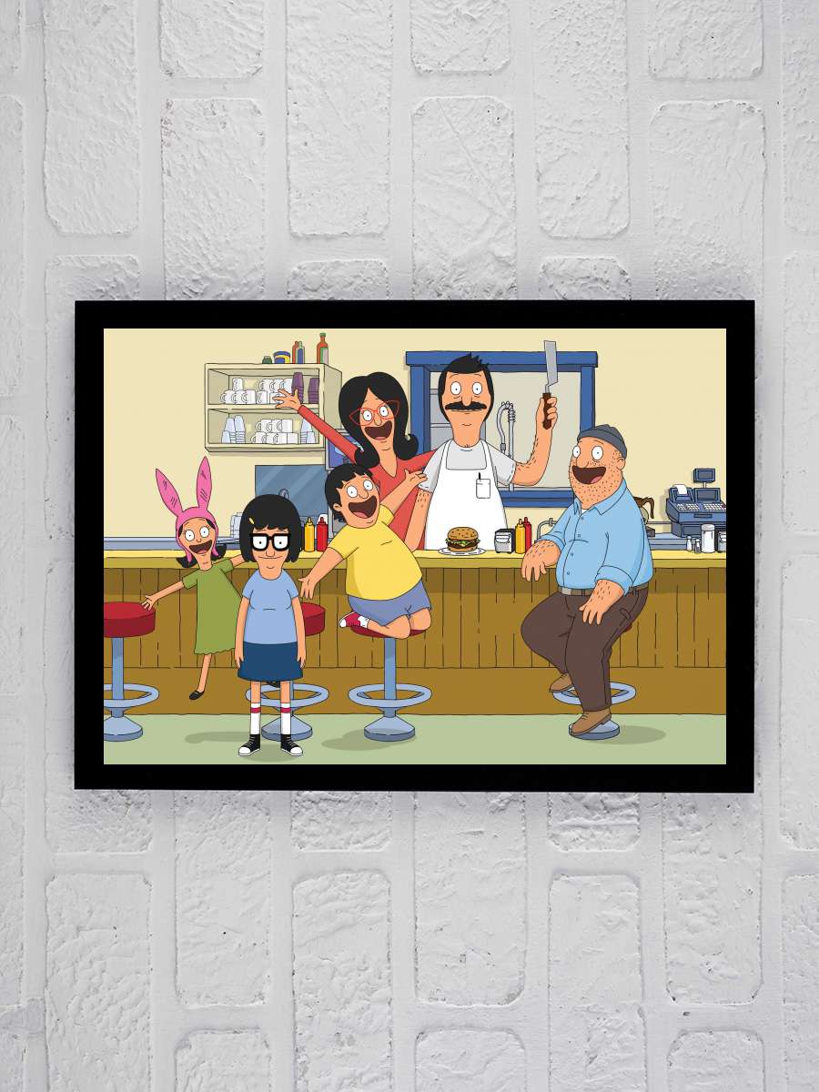 Bob's Burgers Dizi Tablo Siyah Çerçeveli Dizi Poster Duvar Tablo