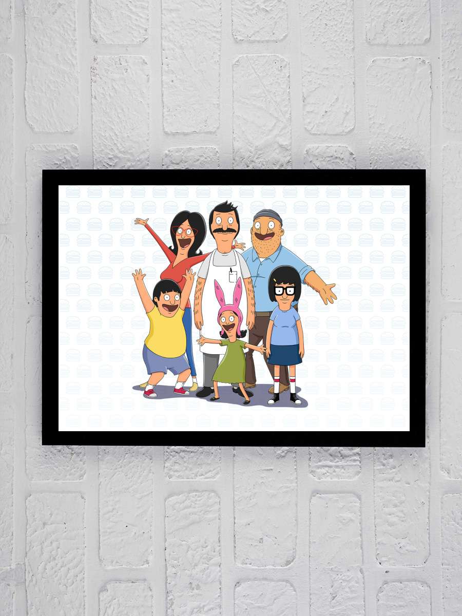 Bob's Burgers Dizi Tablo Siyah Çerçeveli Dizi Poster Duvar Tablo